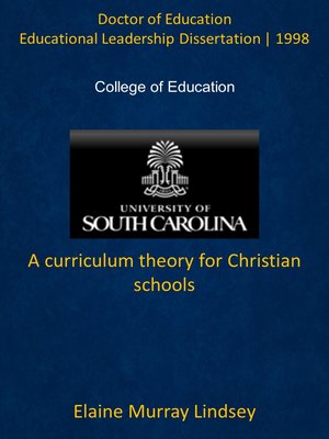cover image of A curriculum theory for Christian schools